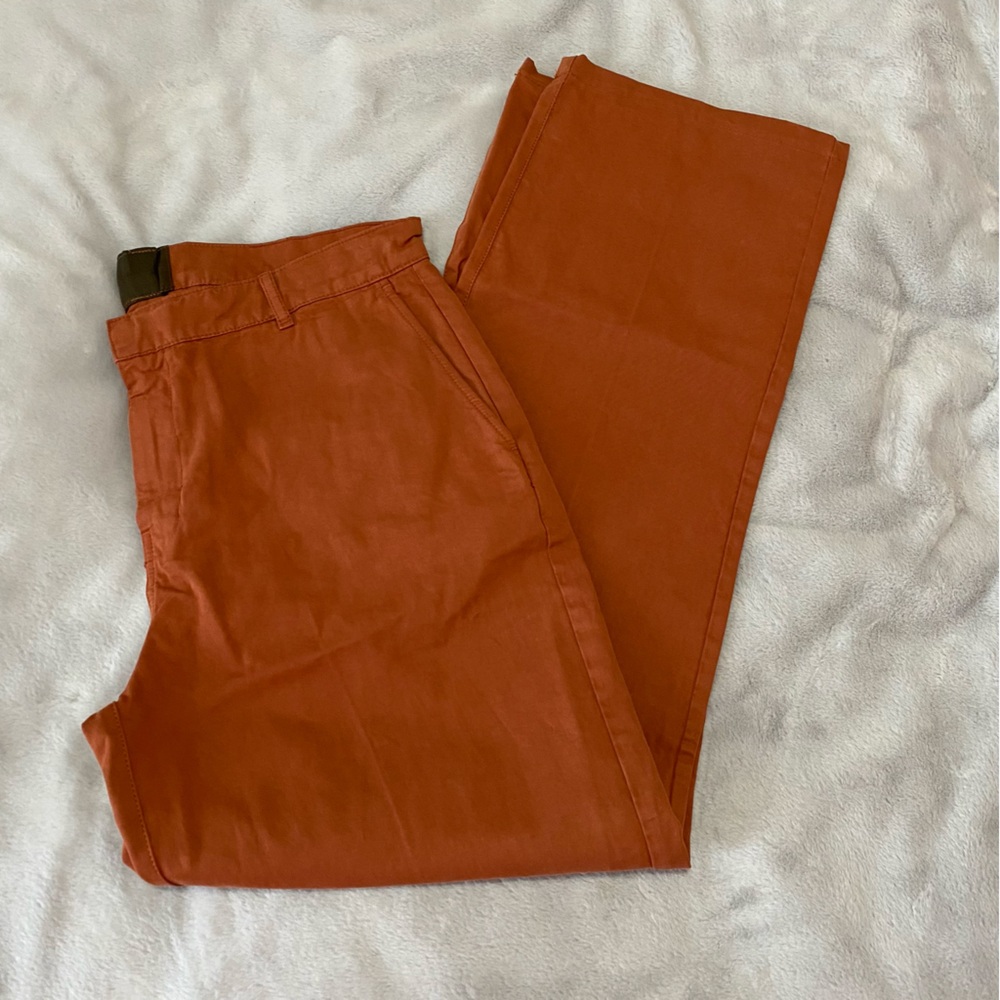 Etudes Red Bumper trousers